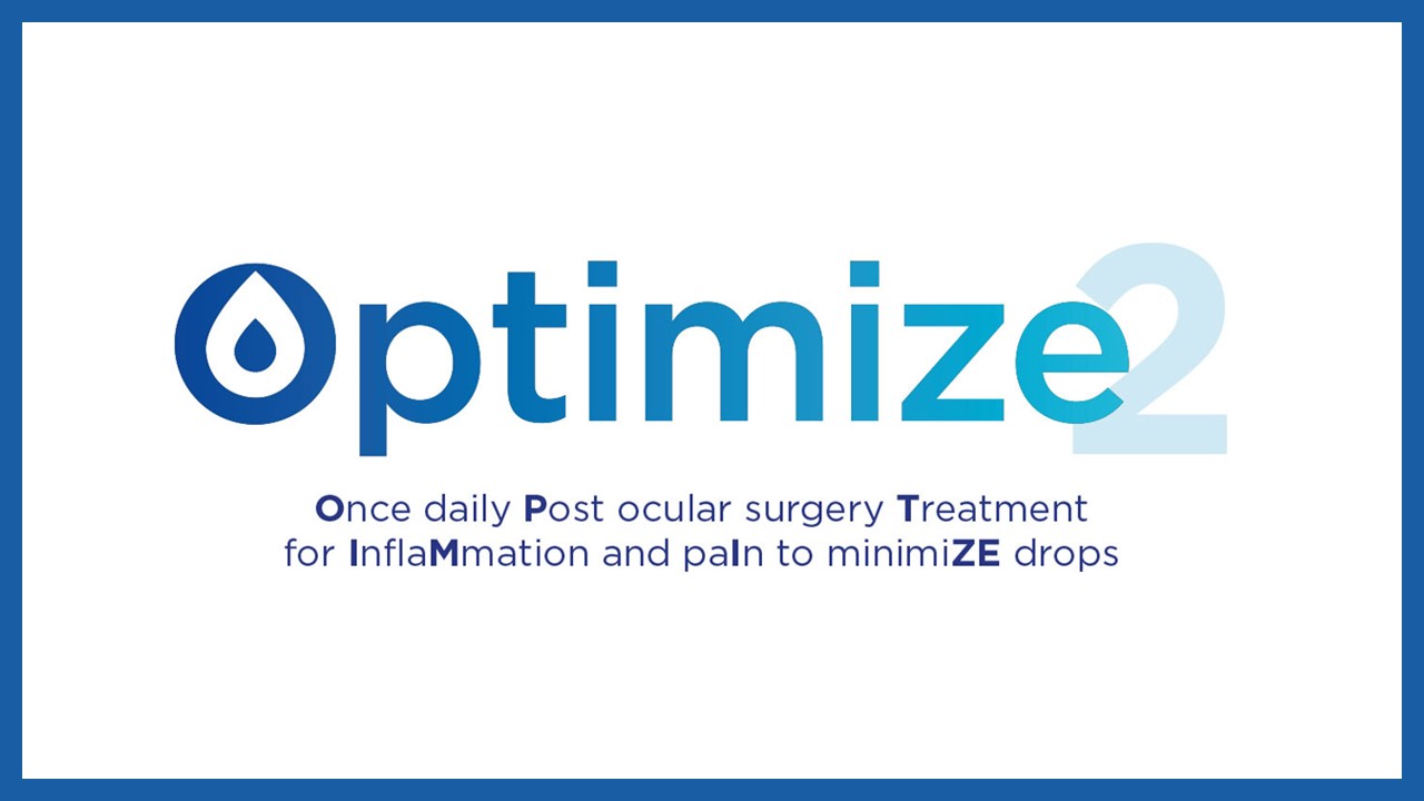 Oculis Announces First Patient First Visit in Phase 3 OPTIMIZE-2 Trial of OCS-01 for the Treatment of Inflammation and Pain Following Cataract Surgery